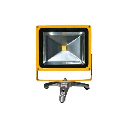 Lind Equipment Battery Powered Portable Heavy-Duty LED Flood Light - 30W, Floor Stand LE965LEDC-FS